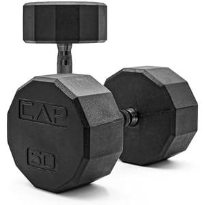 CAP Barbell Coated Dumbbell Weight 50lbs