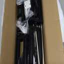 3 Tier Narrow Shoe Rack with Hook and Loop Sticky Adhesive Strips Shoe Shelf for Wall Mounted Slim Shoe Rack Space Saving Design Wall Shoe Organizer for RV (Black)