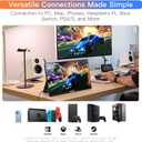 13.5''Portable Monitor for latop ,2K FHD 60HZ Laptop Monitor Screen,USB-C and HDMI Inputs, Ultra-Slim IPS Panel with HDR and Premium Smart Cover & Speakers for Laptop,PC,Phone,PS4/5,Switch,Mac,Xbox