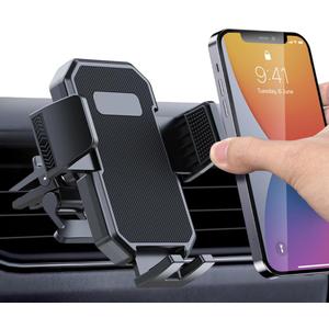 PZK Car Phone Holder Mount Super Stable Air Vent Auto Lock One Button Release Phone Holders for Your Car Mount Automobile Hands Free for iPhone,  Cell Phone Holder Base for Air Vent Y-002 [C01-H-07]