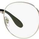 Ray-Ban RX6343 - 2595 Eyeglasses Silver Frame 47mm w/ Clear Demo Lens