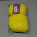 Baby Blanket Yarn for Crocheting - 2 Pack of 200g/7oz Chunky Chenille Yarn for Knitting Blankets Amigurumi - #6 Super Bulky - 348 Yards Soft Thick Plush Yarns (2, Yellow)