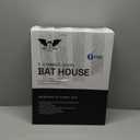 BIGBATBOX Wooden Large Bat House for Outdoors - 2 Chamber, Brown, Fits Up to 75 - Proven Backyard Bat Box Kit Design for Attraction