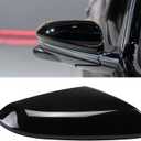 Moonlinks Compatible with 2016-2021 Honda Civic Passenger Side Mirror Cover,Glossy Black for 10th Gen Civic,2019-2022 Insight,RH Side Door Rearview Mirror Cap Trim(1PC)