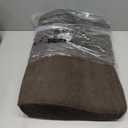 TANYOO Back Support Pillow for Recliner Dual Layer Lumbar Support Pillow with Gel Memory Foam Ergonomic Orthopedic Couch Lumbar Cushions for Elderly Lower Back Pain Relief Washable Cover Brown