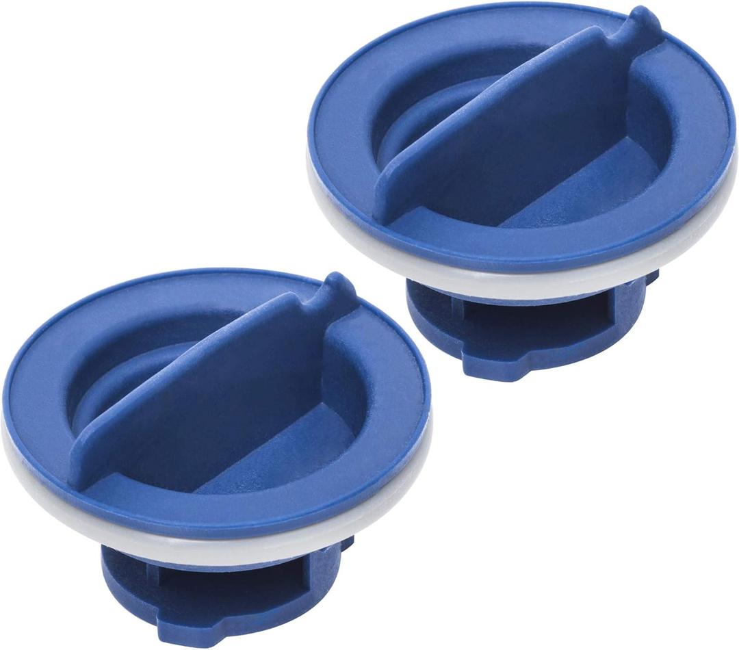BlueStars WPW10077881 Dishwasher Rinse Aid Cap - Ultra Durable Dispenser Cap - Compatible with Whirlpool KitchenAid Dishwashers - Replaces W10077881 PS11748135 AP6014865 - Pack of 2