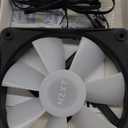 NZXT F120 RGB Core - 120mm Hub-Mounted RGB Fan - 8 Individually-Addressable LEDs - Semi-Translucent Blades - High Static Pressure & Airflow - Quiet Operation PWM Control - CAM Software - Black