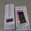 2 x Wavy LED light & Mirror Phone Holder