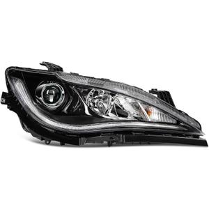 Headlight Assembly Fit 2017-2022 for Chrysler Pacifica Black Housing Clear Lens Passenger Side CH2503317 68370844AD