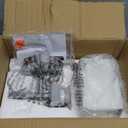 AONEON Wall Sconce Polished Chrome Bathroom Light Fixture with White Frosted Glass Shade, Vanity Lightings for Mirror Hallway Entrance Porch T002CH-L1