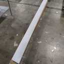 ROOMTEC 8 Pack Slat Wall Panels, WPC Soundproof 3D Wall Panel for Interior Wall Decor, 108 x 6 in (108 in-White)