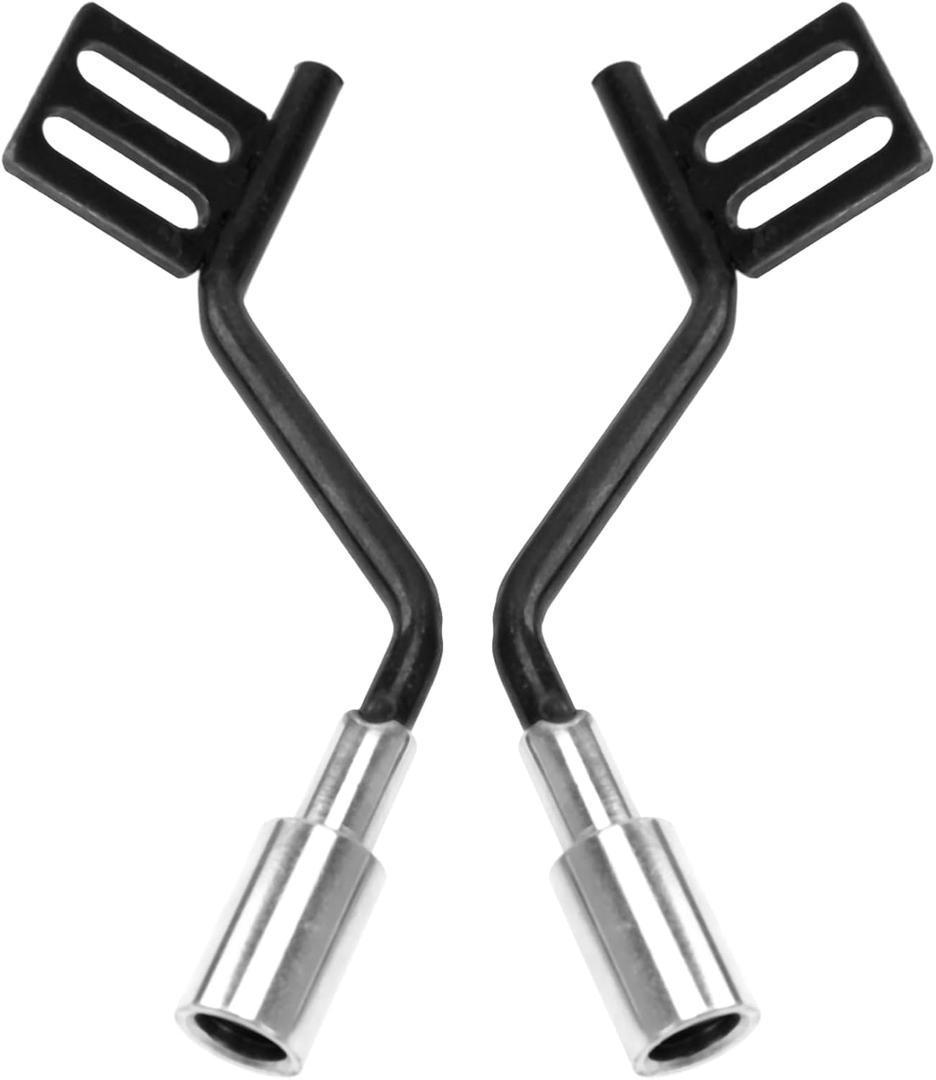 ShareGoo 1Pair RC Simulation Exhaust Pipe Tube Compatible with Traxxas TRX-4 Defender Axial SCX10 1/10 RC Crawler Car