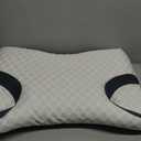 IKSTAR CPAP Pillow for Side Sleeper, Sleep Apnea Pillow for Sleeping, CPAP Nasal Pillows Suit for All CPAP Masks User, Cervical Memory Foam Neck Support Pillow Relief Neck Pain for Side Back Sleepers, White Large