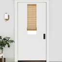 LazBlinds No Tools No Drill Bamboo Roller Shades, Cordless Bamboo Blinds, Light Filtering Roll Up Blinds for Windows, French Door, Porch or Patio Privacy Screen, 12'' W x 40'' H, Brown206