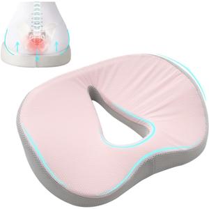 Plus Size XL Tailbone Pain Relief Cushion, Extra Large Seat Cushion for Tailbone Pain Relief, Ideal as Hemorrhoid Pillow & Donut Pillow for Tailbone Pain