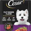 Cesar Small Breed Dry Dog Food for Small Dogs, Filet Mignon Flavor and Spring Vegetables Garnish, 5 lb Bag (5 Pound (Pack of 1))
