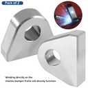 Weld on Shackle/Clevis Mounts 1" Thick Steel (Pack of 2)