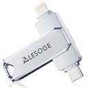 MFi Certified 512GB Flash Drive for iPhone Photo Stick Thumb Drive, USB Memory Stick iPhone Flash Drive for Photos Videos, High Speed Jump Drive External Storage for iPhone/ iPad/ Android/ PC (Silver)