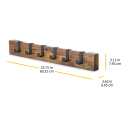 Whitmor Modern Industrial Coat Rack