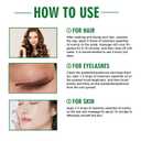 Jamaican Black Castor Oil, 100% Natural & Pure Cold Pressed Oils for hair growth, Eyelashes and Eyebrows, Castor Oil Organic