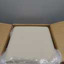 Dog Ramp, 2-in-1 Split Ottoman Gentle 23 Incline Dog Steps Built in Lightweight Folding Pet Ramp for Couch, 17.71H Pet Chair, Pet Steps Specially for Older Dogs (Off-White)