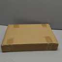 Anbte Folding Camping Table, Aluminum 24" x 16" Adjustable Height Small Folding Table with Carrying Handle, Lightweight, Portable Camping Table Waterproof for Outdoor Indoor Picnic Beach BBQ (Black)