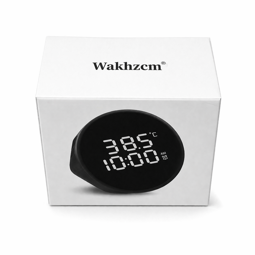 PlungeGauge 3-in-1 Cold Plunge Thermometer with Clock & Timer - Ice Bath Water Thermometer with Easy 3-Button Control - Floating Design & IPX7 Waterproof with Audible Beep & LED Indicators