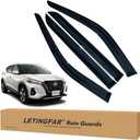 Window Visors Rain Guards for Nissan Kicks 2018 2019 2020 2021 2022 2023 2024 Accessories, Wind Deflectors Vent Shades for Nissan Kicks