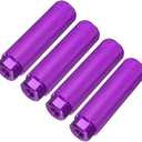 Bike Pegs 4Pcs Aluminum Alloy Anti-Skid Lead Foot Bicycle Pegs 3/8 inch Axles