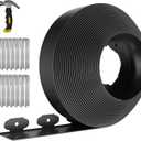 66FT Landscape Edging 4 in Tall with 70 Spikes, Garden Edging Border and 1 Hammer, Plastic Landscape Edging Border Lawn Edging for Landscaping, Flower Beds, Yard