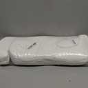 FITHUGOO Face Pillow for Wrinkles, Anti Wrinkle Pillow for Beauty Sleep, Memory Foam Side Sleep Beauty Pillow for Protect Your Hair and Skin (White) (Figure Eight)