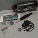 108 Pcs Engraving Tool Kit, Multi-Functional Electric Corded Micro Engraver Etching Pen DIY Rotary Tool for Jewelry Glass Wood Metal Plastic with Scriber, 82 Accessories and 24 Stencils - Black