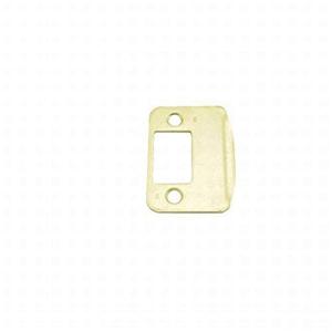Schlage Commercial 10092605 Round Corner Full Lip Deadbolt Strike Bright Brass Finish