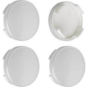 2.15Inch 55MM Wheel Center Caps for Ford Edge Escape Focus Fusion Rim Hub Caps 6M21 1003 AA, Pack of 4 (Silver, Outer 55MM, Inner 51MM, Easy DIY Installation)