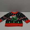 Toddler Christmas Sweater Infant Baby Boy Girl Reindeer Ugly Sweaters Funny Xmas Outfit Warm Knit Clothes (12-18 Months, Black Ugly Tree)