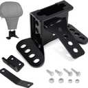 Benlari Driver Backrest Bracket, Adjustable Rider Driver Backrest Mounting Hardware Kit Fit for Harley Davidson Touring Street Glide Road Glide Electra Glide Road King CVO 1988-2024, Black