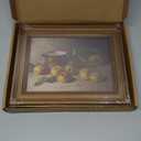 Gold Framed Wall Art Vintage Canvas Wall Art Harvest Apples Still Life Artwork Prints Picture for Living Room Bedroom Farmhouse Bathroom Office Decor, 8x10