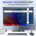 Hanging 24 Inch Computer Privacy Screen Filter, Hanging Computer Screen Privacy Cover, Compatible with, 24 Inch 16:9 Widescreen Monitors, Protect Eyes from Glare and Blue Light