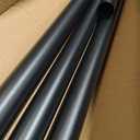 Tension Curtain Rod 43 to 162 Inches (3.6 to 13.5 ft), 1.26" Diameter Spring Adjustable Heavy Duty Long Large Curtains Pole for Windows Door Bathroom Patio Outdoor No Drilling, Black