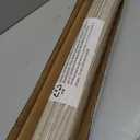 LazBlinds No Drill TDBU Roman Shades, Blackout - Beige, 35" W x 72" H