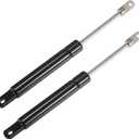 X AUTOHAUX 2 Pcs 6 Inch 15Ib/67N Black Lift Supports Struts Shocks Gas Spring Universal for RV Car Truck Boat Window Cabinet Door Cover Lids