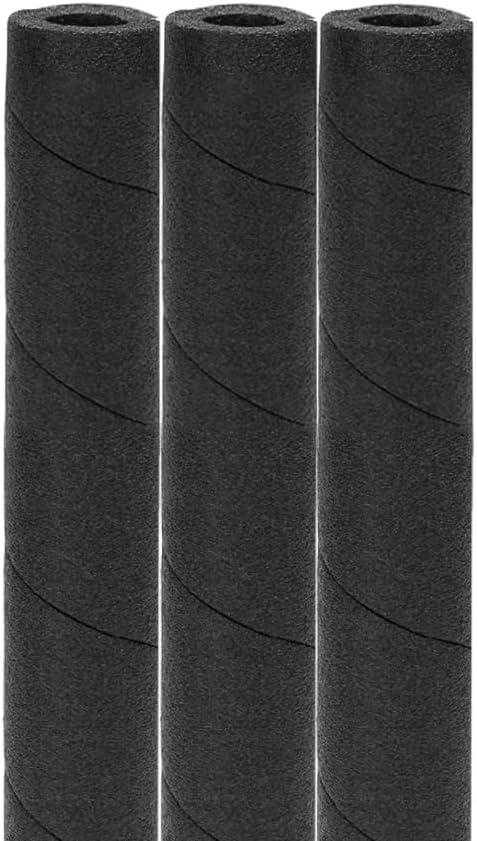 3 Pack Pipe Insulation Foam Tube - 15.8 Inches Black Pipe Covers - Multi-Purpose Soft Foam Tubing for Outdoor Indoor Swimming Pool Handle Water Pipes