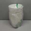 UUJOLY Bathroom Small Trash Can with Trash Bag Plastic Garbage Can Round Waste Basket for Bathrooms, Laundry Room, Kitchens, Offices, Kids Rooms, Dorms, 1.8 Gallons, 3 Pack (White)