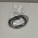 PATIKIL 3.28Ft 2 Pin Extension Cable Wire, 2Pcs 22 AWG Waterproof IP67 Connector with Male and Female at Both Ends for LED Strips, Black