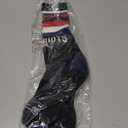 For Bare Feet Mens NFL New England Patriots Black Rave Crew Sock Large
