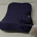 REST Evercool Cooling Pillow, Instant Cool-to-Touch Shell Fabric & Breathable Silicone Sponge Core for All-Night Temperature Regulation & Ergonomic Support, High, Midnight Blue