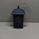 Kingsyard Squirrel Proof Bird Feeders for Outdoors with Weight-Activated Perches, 5 Lbs Capacity Large Metal Bird Feeder House for Small Wildbirds Cardinal Finch Bluebird, Weatherproof, Blue