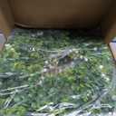 26" Artificial Eucalyptus Wreath with Baby's Breath for Front Door - Faux Eucalyptus Leaves, Fake Spring/Summer Greenery Flowers Wreath for Porch, Farmhouse, Wall, Window Outdoor Decor(White-Green)