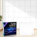 15 Pack Large Soundproof Wall Panels, 15.7 x 15.7 x 0.4 in Sound Proof Foam Panels for Walls, Cork Boards Alternative, Thicker 0.4in, Acoustic Panels, Sound Dampening Panels white