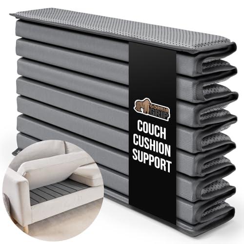 GORILLA GRIP Heavy Duty Couch Cushion Support Board to Fix Sagging Sofas, 21.5 x 54 Loveseat, Thick Plywood Boards Add Strong Seat Supports, Stay in Place Replacement Stuffing Under Couches Grey